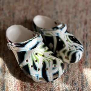 Glow in the dark CROCS Kids Sandals - Black, Green, Blue